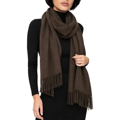 Noize Cami Reversible Scarf In Chocolate