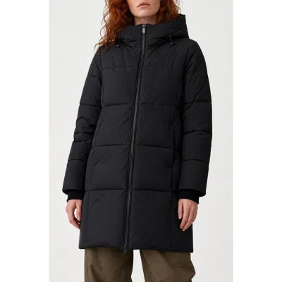 Noize Cathy Puffer Parka In Black
