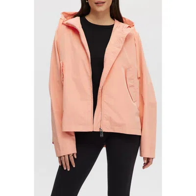 Noize Celina Windbreaker Jacket In Coral