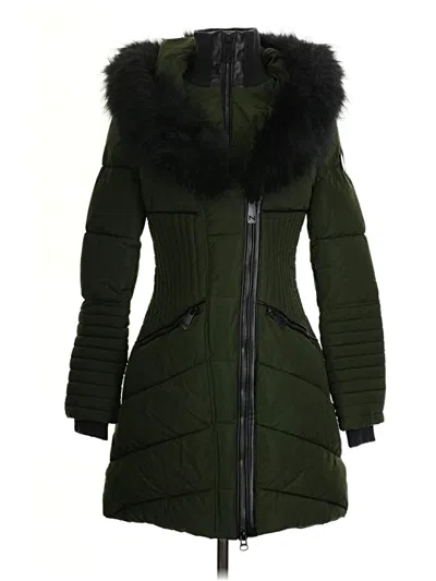 Pre-owned Noize Coat In Green