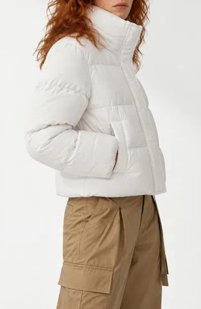 Noize Corina Insulated Puffer Jacket In White
