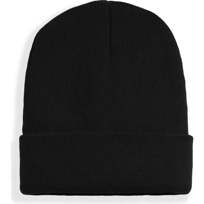 Noize Erin Rib Knit Beanie In Black