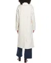 Noize Franny Long Coat In White