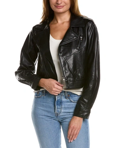 Noize Jenna Moto Jacket In Black