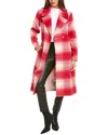 Noize Katja Vegan Wool Plaid Coat