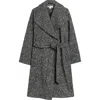 Noize Lena-t Long Coat In Black