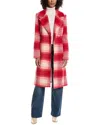 Noize Long Coat In Red