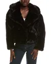 Noize Loretta Coat In Black