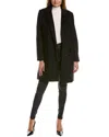 Noize Masa Coat In Black