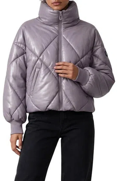 Noize Parisx Quilted Puffer Jacket In Wisteria