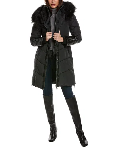 Noize Priya Parka In Black
