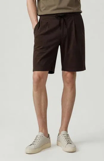 Noize Richie Ribbed Drawstring Shorts In Animal Print