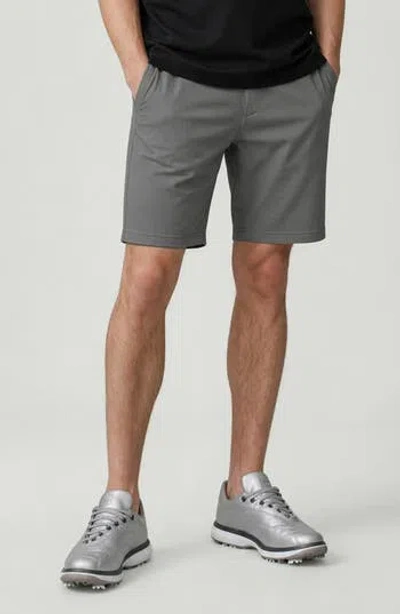 Noize Richie Ribbed Drawstring Shorts In Gray
