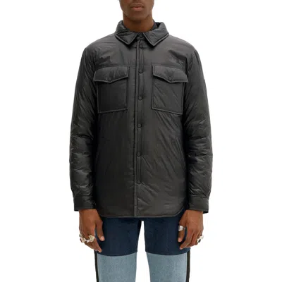 Noize Ross Insulated Shirt Jacket In Black