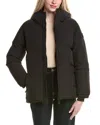 Noize Short Length Puffer Jacket In Black