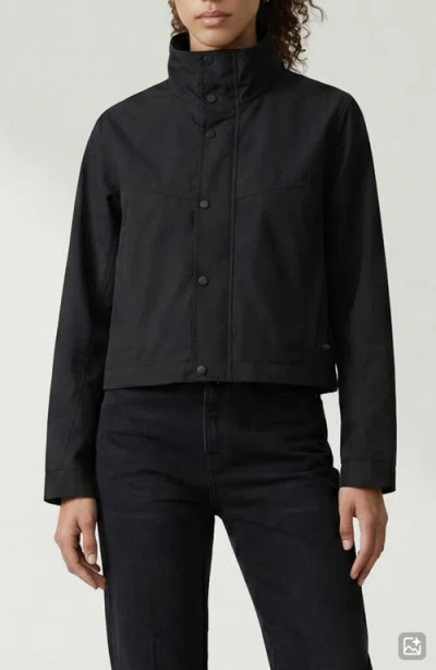 Noize Skyler Short Water Repellent Windbreaker In Black
