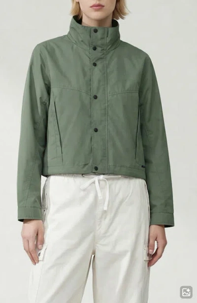 Noize Skyler Short Water Repellent Windbreaker In Green