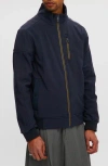 Noize Soft Shell Windbreaker Jacket In Blue