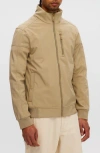 Noize Soft Shell Windbreaker Jacket In Neutral