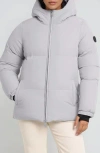 Noize Stacy Water Resistant Hooded Puffer Jacket In Blue