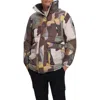 Noize Tamar Camo Print Puffer Jacket In Multi