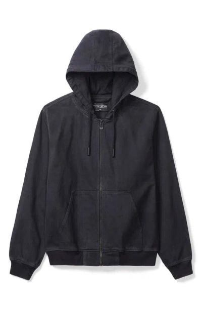 Noize Tito Denim Zip Jacket In Black