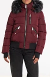 Noize Vic Heavyweight Bomber Jacket In Brown