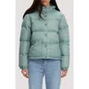 Noize Winona Hooded Puffer Jacket In Blue