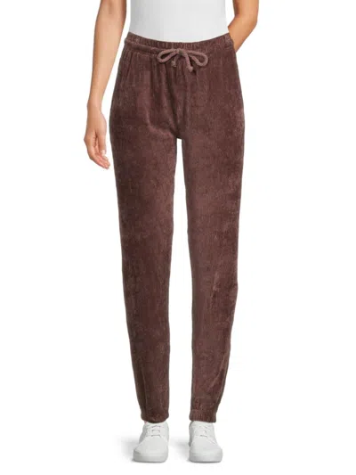 Noize Women's Corduroy Joggers In Plum