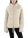 Noize Womens Lightweight Nylon Puffer Jacket In Multi