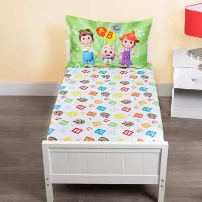 Nojo 2-pc. Cocomelon Crib Sheet In Green