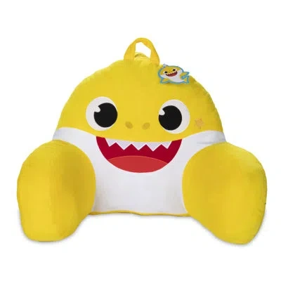 Nojo Baby Shark Original Toddler Backrest Lounge Pillow In Yellow