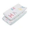 Nojo Be Happy 2 Pack Changing Pad Cover In Multi