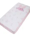 Nojo Flower Bunny Ears Cotton Nursery Photo Op Fitted Crib Sheet