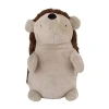 Nojo Hedgehog Stuffed Animal In Brown