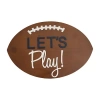 Nojo Lets Play Football Wood Wall Art In Brown