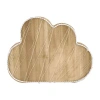 Nojo Light Up Cloud Wood Wall Art In White