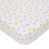 Nojo Sunshine And Rainbow Crib Sheet In Pink