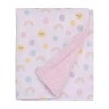 Nojo Sunshine And Rainbow Fleece Baby Blanket In Pink