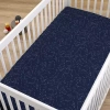 Nojo Super Soft Animal Constellation Crib Sheet In Blue