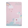 Nojo Unicorn And Rainbow Mini Crib Sheet In Pink