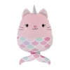 Nojo Unicorn Kitty Mermaid Throw Pillow In Pink