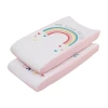 Nojo We Love You So 2 Pack Changing Pad Cover In Multi