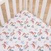 Nojo Woodland Crib Sheet In Orange