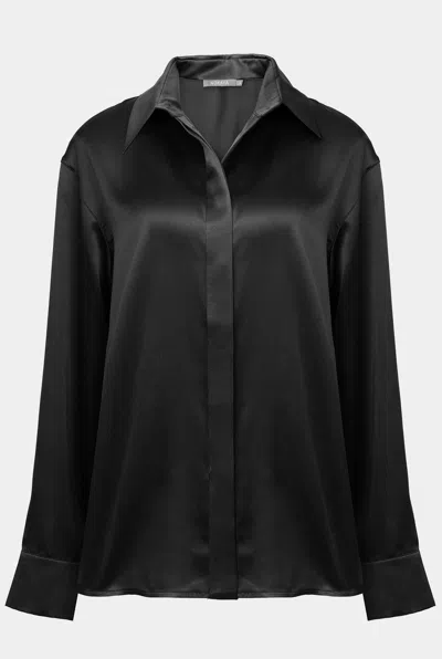 Nokaya The Lady Silk Shirt Crystal Black