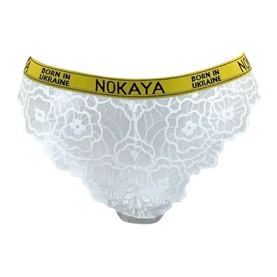 Nokaya Women's Born In Ukraine Bikini - White