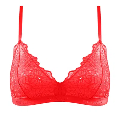 Nokaya Women's Born In Ukraine Image Bralette - Red