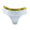 Nokaya Women's Born In Ukraine Thong - White In White