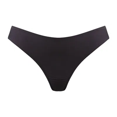 Nokaya Women's Brown Ultra Thong - Black Beans