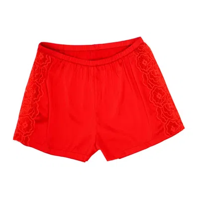 Nokaya Women's Good Girl Gone Bad Shorts - Red